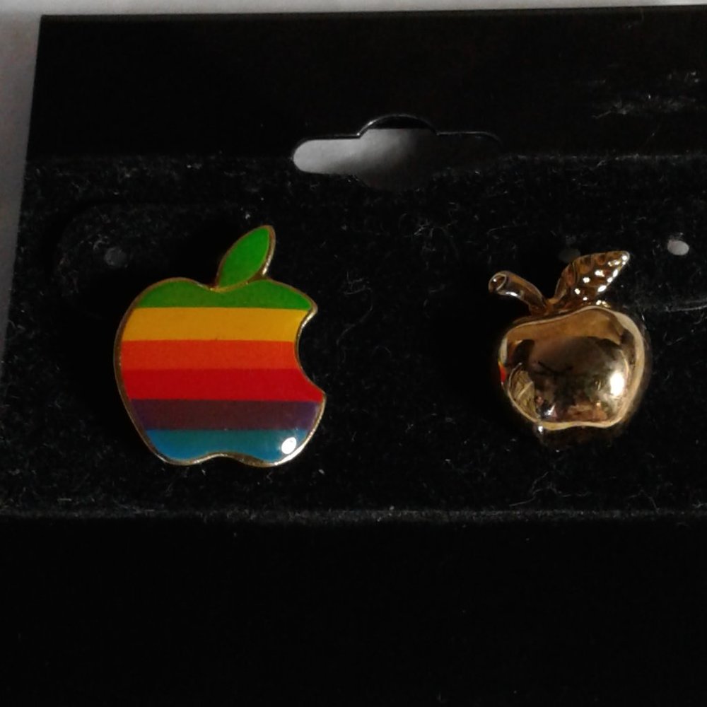 Lot of 2 Apple Pins